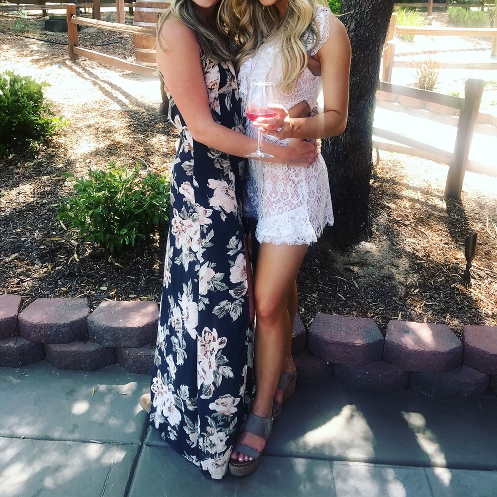 Boutique floral maxi